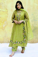 NSR 862 Heavy Faux Georgette With 5mm Embroidery Sequence Work With Fency Sleeve Suits