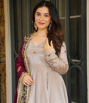 JF 021 Trending Designer Gown With Heavy Sequence Embroidery Work Suits