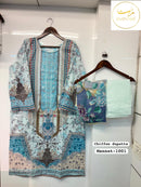 Mannat Clothing 1001 Readymade Lawn Cotton  With Heavy Patch Work Suits