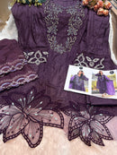 Mehboob Tex 1667 B Pure Cotton Lawn With Heavy Embroidery Worked Pakistani Suits