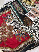 Mehboob Tex 1455 Pure Cotton Print With Embrodairy Self Work Pakistani Suits