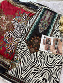 Mehboob Tex 1455 Pure Cotton Print With Embrodairy Self Work Pakistani Suits