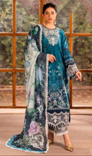 Taj Creations 615 Pure Cotton Print With Heavy Embroidery Worked Pakistani Suits