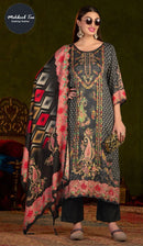 Mehboob Tex 1670 Pure Viscose Maslin Digital Print With Aari Handwork Pakistani Suits