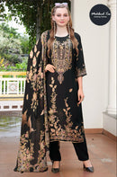 Mehboob Tex 1672 Pure Viscose Maslin Digital Print With Aari Handwork Pakistani Suits