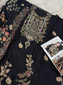 Mehboob Tex 1672 Pure Viscose Maslin Digital Print With Aari Handwork Pakistani Suits