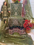 Fepic Rosemeen C 1735 B Organza Embroidered With Heavy Hand Work Pakistani Suits