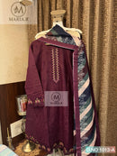 Maria B 1013 A Chikankari Cotton Readymade Pakistani Pret