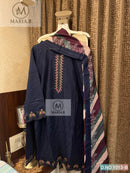 Maria B 1013 B Chikankari Cotton Readymade Pakistani Pret