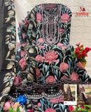Aasha Designer 1175 A Pure Cotton Print With Heavy Embroidery Work Pakistani Suits