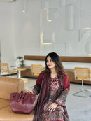 Maria B 1287 Self Embroidered Readymade Pakistani Suits