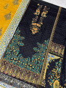 Jihan 3803 A Pure Cotton Print With Exclusive 2 Embroidery Patches Work Pakistani Suits