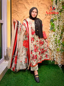 Aasha Designer 1178 A Pure Cotton Print With Heavy Embroidery Work Pakistani Suits