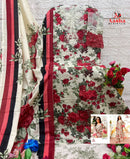 Aasha Designer 1178 A Pure Cotton Print With Heavy Embroidery Work Pakistani Suits