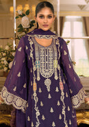 Zaveri Praniti 1900 Soft Organza Embroidery Work Stylish Wedding Wear Suit