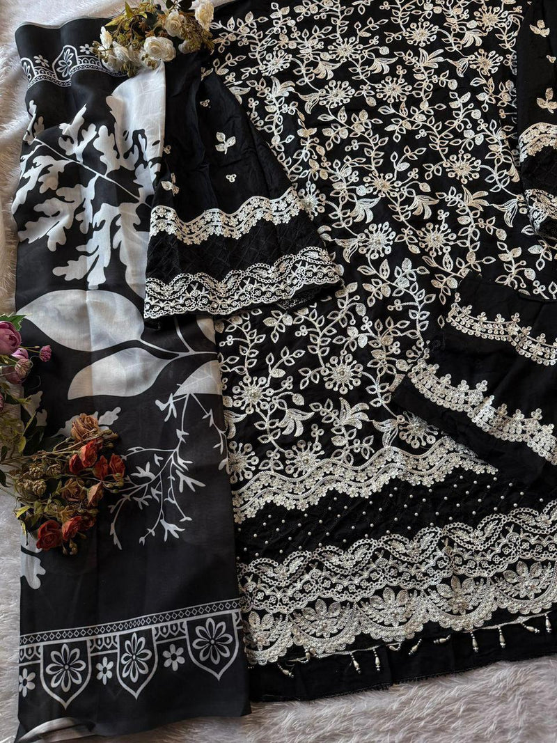 Johra Tex JT 175 Rayyon Cotton With Embroidered Work Pakistani Suits