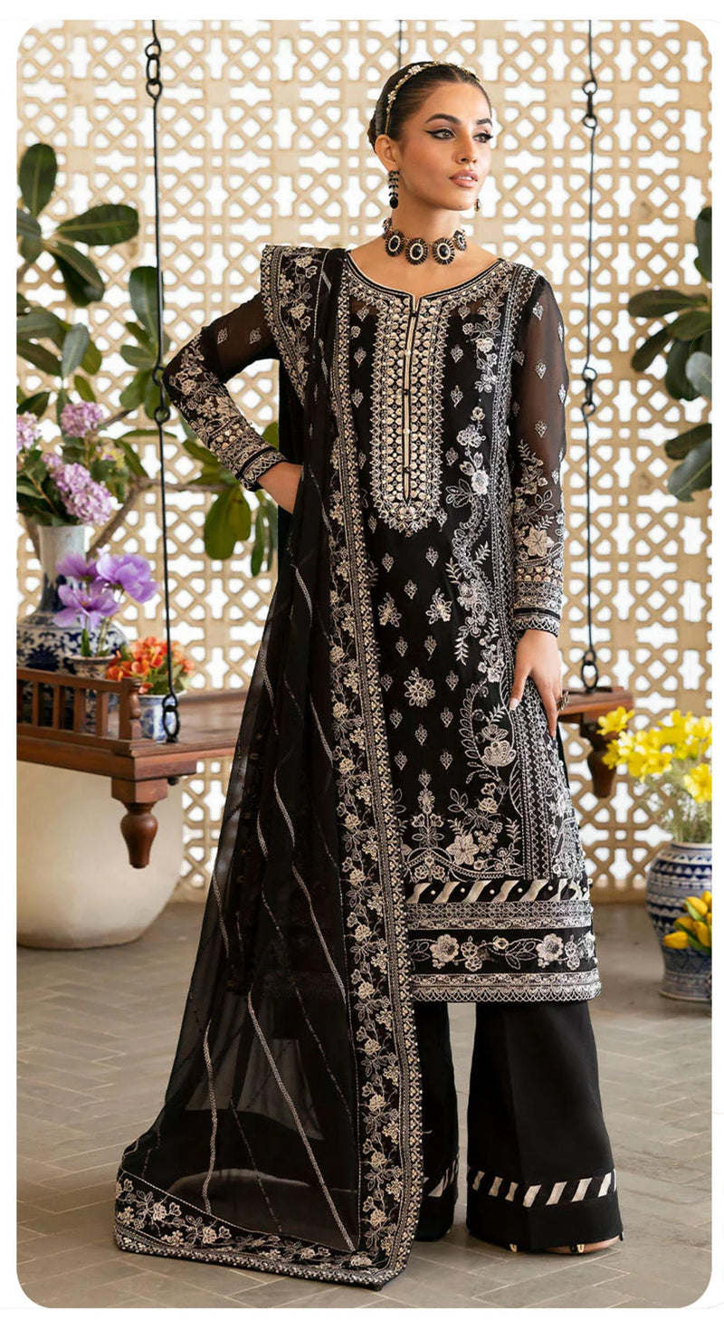 Sajida 1039 Khushbu Georgette With Heavy Embroidered With Khatli Work Pakistani Suits