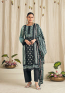 Jihan 3715 Bagh Rayon With Heavy Self Embroidery Work Pakistani Suits