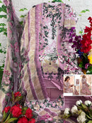 Aasha Designer 1004 A Pure Cotton Print With Exclusive Patch Embroidery Work Pakistani Suits