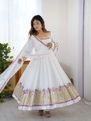 ZF 5010 Elegant Embroidered Sequence Designer Anarkali