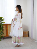 ZF 5010 Elegant Embroidered Sequence Designer Anarkali