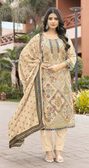 Shree Fab KT 241 C Pure Viscous Maslin Digital Print With Aari And Hand Work Pakistani Suits