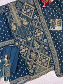 Shree Fab KT 241 B Pure Viscous Maslin Digital Print With Aari And Hand Work Pakistani Suits
