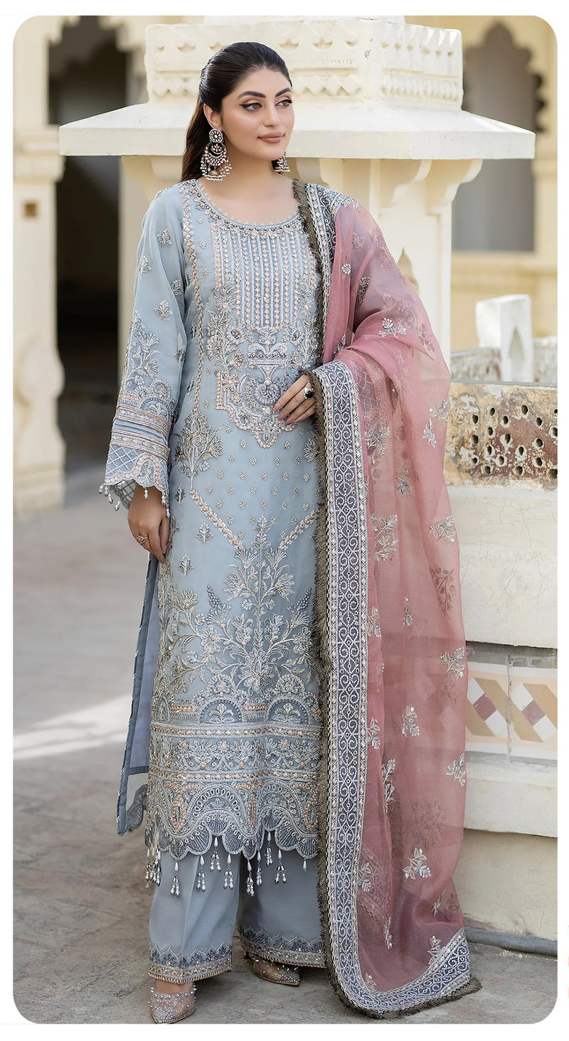 Sajida 1050 Anaya Georgette With Heavy Embroidered Works Pakistani Suits