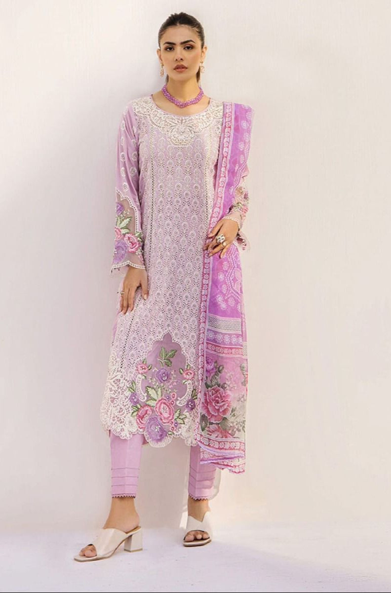Saniya Trendz 36002 Adan Libas Cotton With Chikankari Embroidered Worked Pakistani Suits