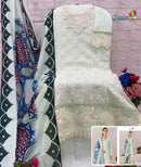 Saniya Trendz 36001 Adan Libas Cotton With Chikankari Embroidered Worked Pakistani Suits