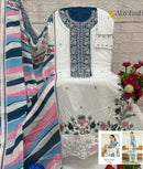 Al Zohaib 1268 Ryon Cotton With Embroidery Work Pakistani Suits