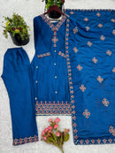 AT 5005 Designer With Heavy Embroidery Work Party Wear Suits