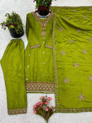AT 5005 Designer With Heavy Embroidery Work Party Wear Suits