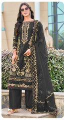 Sajida 1073 B Aafreen Organza Embroidered With Jarkan Work Pakistani Suits