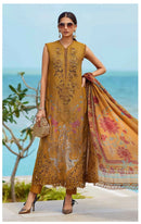 Al Zohaib 1314 Aarzoo Pure Cotton Print With Self Boring Work And Patch Pakistani Suits