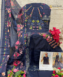 Al Zohaib 1312 Aarzoo Pure Cotton Print With Self Boring Work And Patch Pakistani Suits