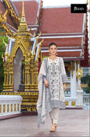 Jihan 3549 Sahnaz Super Self Heavy Embroidered With Khatli Work Pakistani Suits