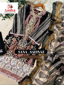 Aasha Designer 1176 Pure Cotton Print With Heavy Embroidery Work Pakistani Suits