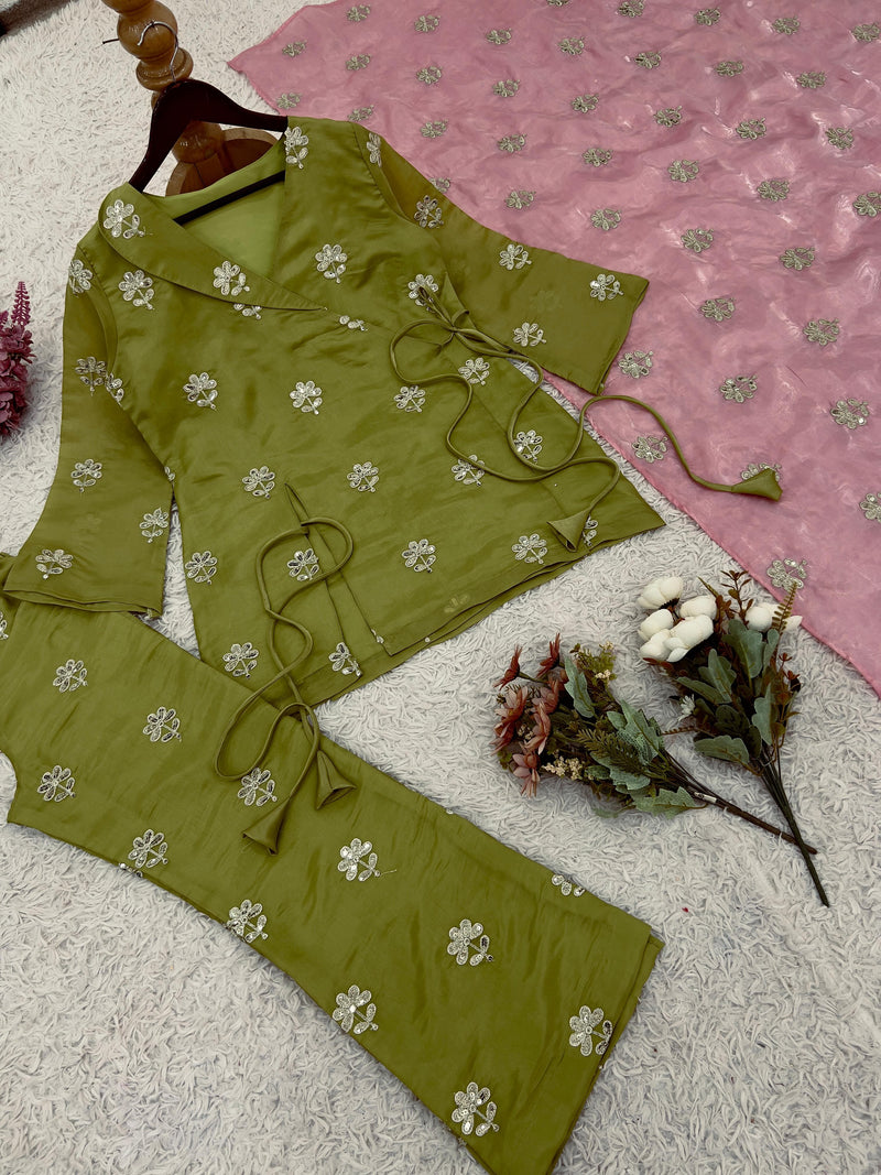 SD 23 Designer Presenting Trending Designer Top Plazzo With Dupatta Set Suits