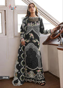 Shree Fabs 3948 Ombre Pure Cotton With Heavy Self Embroidery Work Lawn Suits