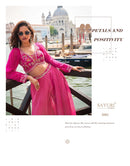 Sayuri Designer 5861 Naina Pure Viscos Jacquard Silk Indo Western Outfit