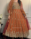 Lc 1238 Presenting New Designer Sequins Zari Embroidered Anarkali Gown