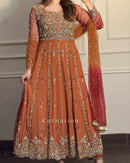 Lc 1238 Presenting New Designer Sequins Zari Embroidered Anarkali Gown