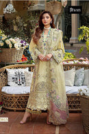 Jihan 3815 Ombre Premium Lawn Cotton With Heavy Self Embroidery Work Pakistani Suits