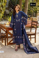 Jihan 3816 Ombre Premium Lawn Cotton With Heavy Self Embroidery Work Pakistani Suits