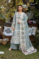 Jihan 3818 Ombre Premium Lawn Cotton With Heavy Self Embroidery Work Pakistani Suits