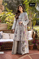 Jihan 3819 Ombre Premium Lawn Cotton With Heavy Self Embroidery Work Pakistani Suits
