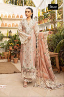 Jihan 3820 Ombre Premium Lawn Cotton With Heavy Self Embroidery Work Pakistani Suits