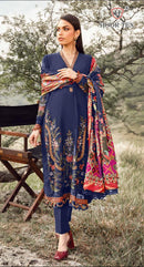 Hoor Tex H 387 D Heavy Rayon Print With Neck Emboridery Work Pakistani Suits