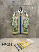 Hoor Tex HF 268 Imported Cotton Printed Cord Set